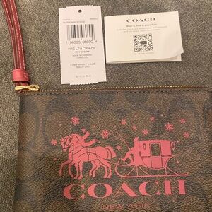 Brand new coach wristlet with tag